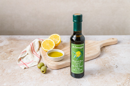Extra Natives Olivenöl mit Zitrone