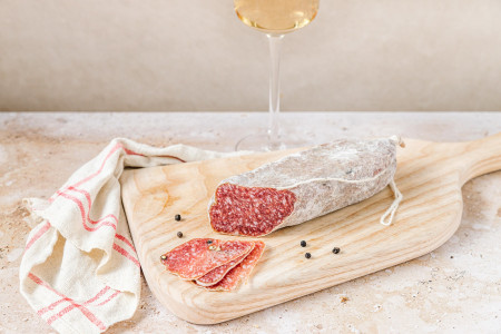 Feine Parma-Salami mit Pfeffer & Weißwein